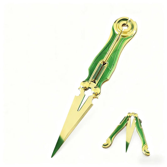 Cosplay Props Metal Material Rotatable Foldable Butterfly Blade Model