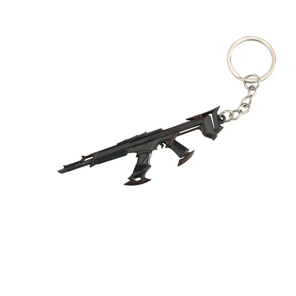 Valorant merchandise: Valorant Thug Blackwave Plastic Water Cultist Small Gun Model Alloy Keychain Charm