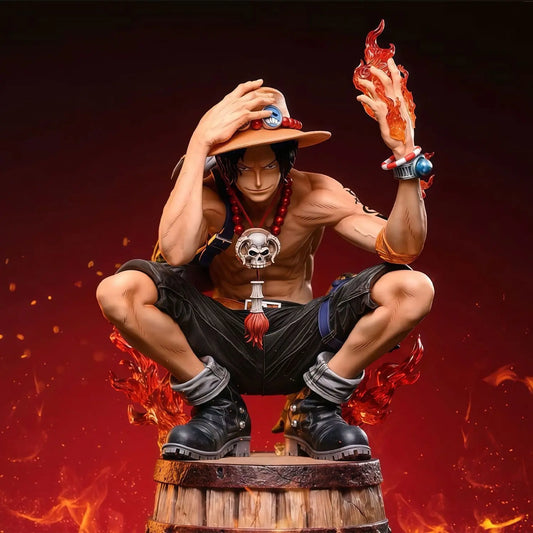 One Piece Ace AO Exclusive Limited Edition GK Model Figure, Toy Statue, Anime Merchandise Tabletop Item, Ideal Gift for Collectors and Fans