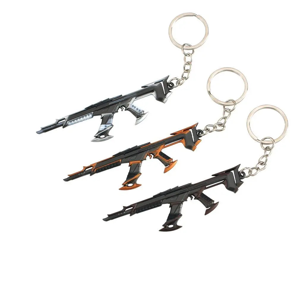 Valorant merchandise: Valorant Thug Blackwave Plastic Water Cultist Small Gun Model Alloy Keychain Charm