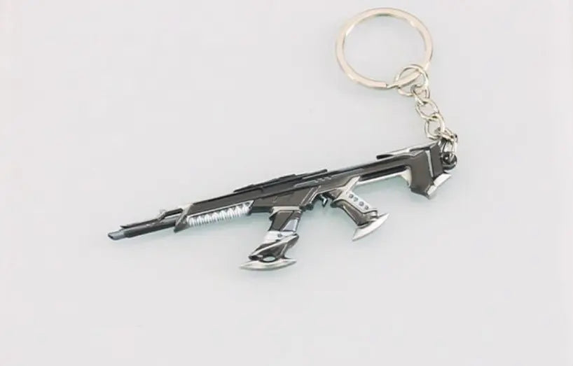Valorant merchandise: Valorant Thug Blackwave Plastic Water Cultist Small Gun Model Alloy Keychain Charm